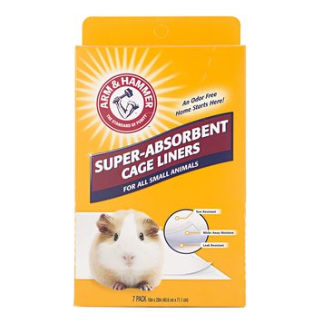 Arm & Hammer Super-Absorbent Cage Liners Пелюшки для дрібних тварин (гризунів), 7 шт