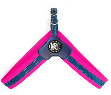 Шлейки для собак Max & Molly Q-Fit Harness Matrix Pink рожевого кольору, S