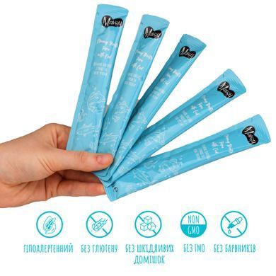 Лакомство кремовое для кошек Mavsy CREAMY LICKABLE TREATS TUNA WITH COD с тунцом и треской, 15 г (5 шт)