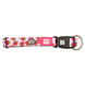 Нашийник для собак Max & Molly Smart ID Collar Strawberry Dream з принтом Полунична мрія, XS