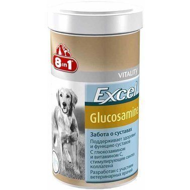 8in1 Excel Glucosamine Витамины для щенков и взрослых собак, для суставов