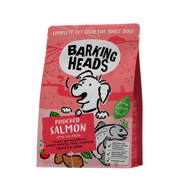 Barking Heads All Hounder Hair Necessities Salmon - Сухой корм для собак всех пород с лососем