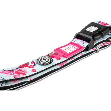 Ошейник для собак Max & Molly Smart ID Collar Cherry Bloom с принтом Вишневое цветение, XS