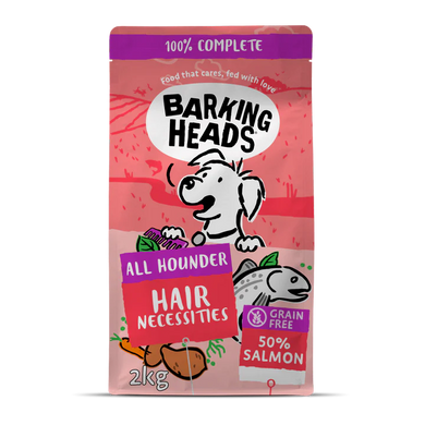 Barking Heads All Hounder Hair Necessities Salmon - Сухой корм для собак всех пород с лососем