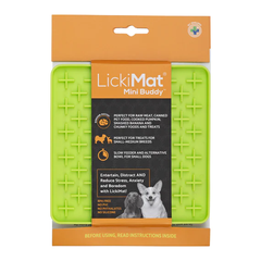 LickiMat DOG MINI BUDDY GREEN Коврик для медленного питания зеленый
