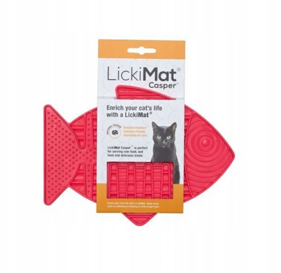 LickiMat Casper Каучуковый коврик для лакомств для котов