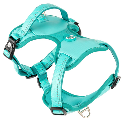 Шлейки для собак Max & Molly Smart ID Sport Harness Matrix 2.0 Turquoise бірюзового кольору, S