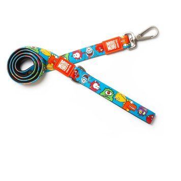 Поводок короткий для собак Max & Molly Short Leash Little Monsters с принтом Маленькие монстры, XS