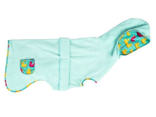 Халат для собак Max & Molly Bath Robe Ducklings з принтом Каченята, S
