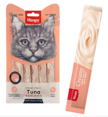 Wanpy Creamy Lickable Treats Tuna & Salmon Ласощі для котів з тунцем та лососем 70 г