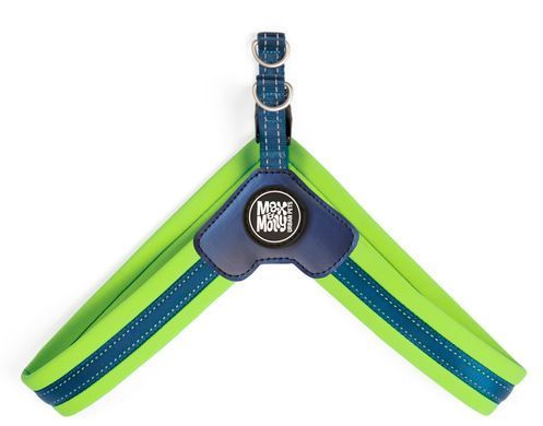 Шлейки для собак Max & Molly Q-Fit Harness Matrix Lime Green зеленого цвета, XL
